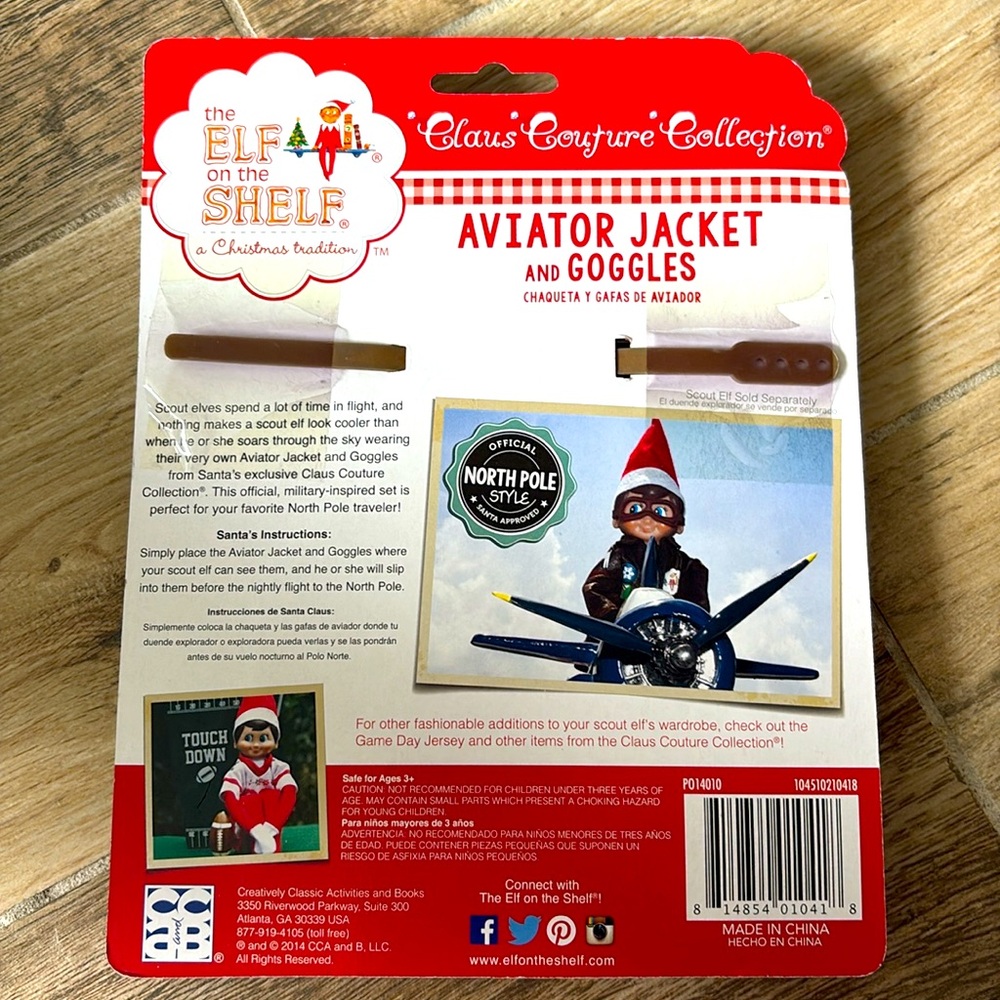 NWT elf on the shelf aviator jacket and goggles - Pilot - Picture 2 of 2